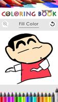 Coloring Pages for Shin Chan скриншот 3