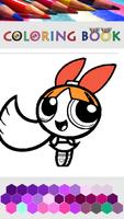 Coloring Book Power puff Girls imagem de tela 1