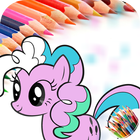 Coloring book for Little Pony ไอคอน