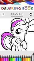Coloring book for Little Pony ภาพหน้าจอ 3