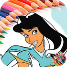 Coloring Pages for Princess simgesi