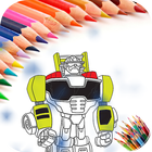 Coloring book for transformer icône