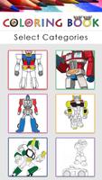 Coloring book for transformer ポスター