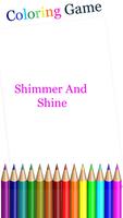 Coloring Book For Shimmer and Shine ảnh chụp màn hình 1