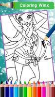 Coloring Book For Winx پوسٹر