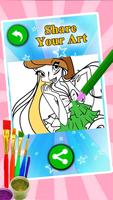 Coloring Book For Winx اسکرین شاٹ 1