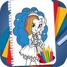 Coloring Book for Equestria Girls icône