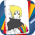Coloring Book for Naruto Zeichen