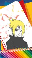 Coloring Book for Naruto Plakat