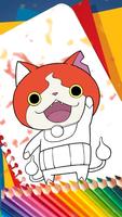 Coloring Book for Youkai Watch Affiche