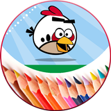 Coloring Book For Angry Birds icône
