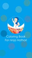 Coloring Book For Ninja Hattori captura de pantalla 3