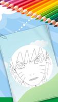 Coloring Book For Naruto постер
