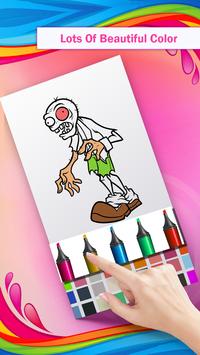Coloring Book For Plants and Zombies screenshot 1