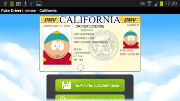Driver License Generator اسکرین شاٹ 1