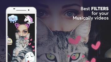 Filters for Musically - Photo Editor for more Fans Affiche