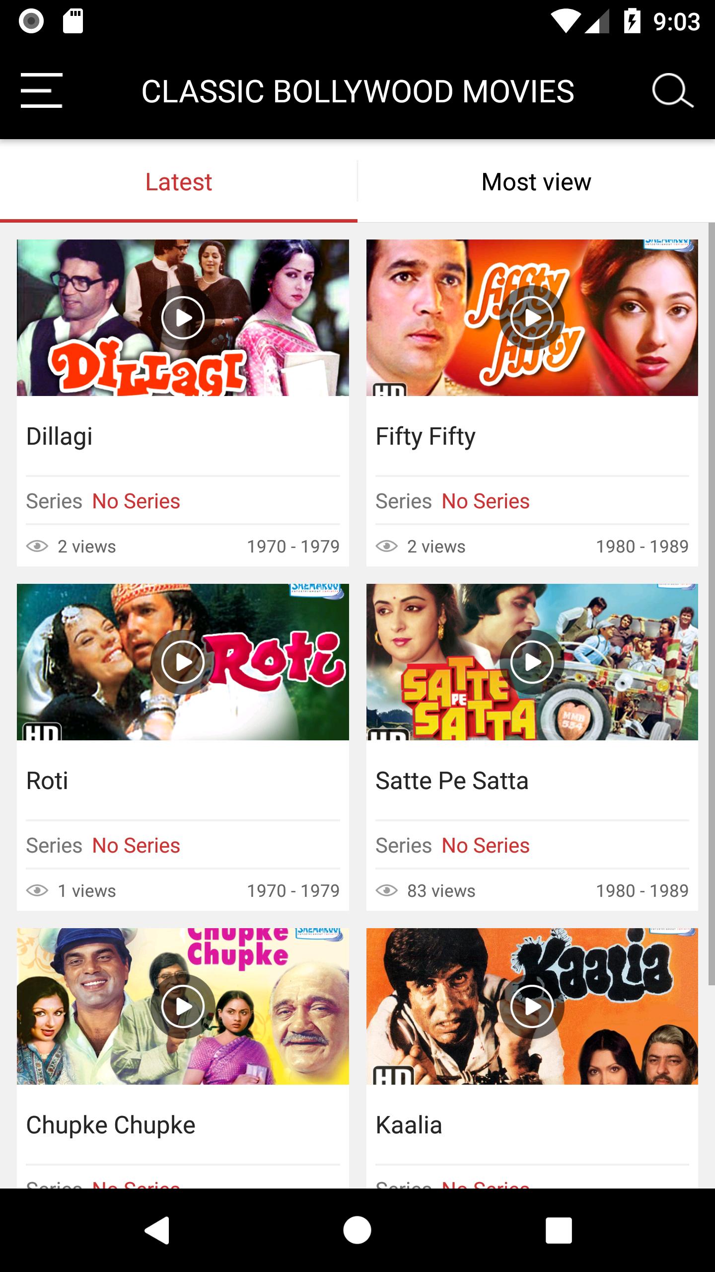 Classic Bollywood Movies APK for Android Download