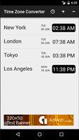 World Time Zone Converter โปสเตอร์