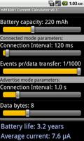 برنامه‌نما nRF8001 Current Calculator عکس از صفحه