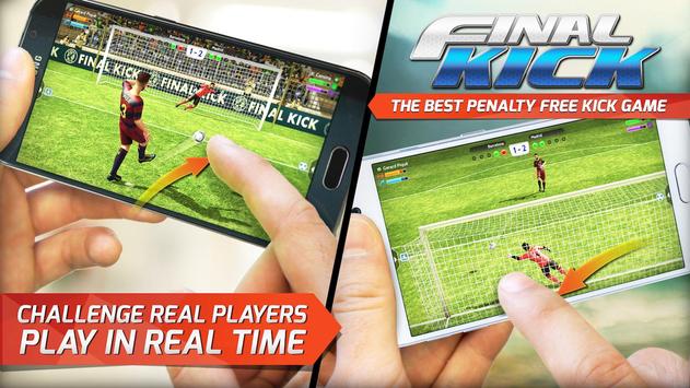 Final kick 2018: Online football apk screenshot