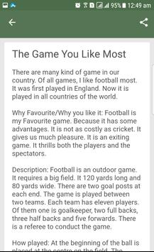 essay writing on football