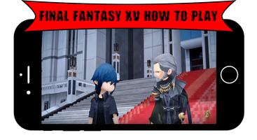 Final fantasy XV pocket guide poster