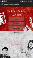 Karya-Karya Sastra Indonesia plakat