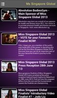 Miss Singapore Global 截圖 2