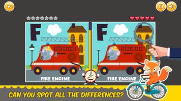 Find Differences alphabet game screenshot 1