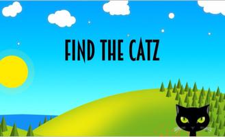 encontrar o gato Cartaz