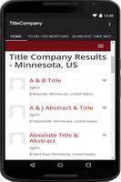 برنامه‌نما Find Title Company Directory عکس از صفحه