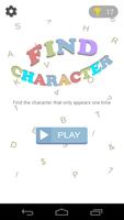 Find Character Cartaz