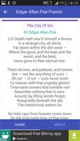 Edgar Allan Poe Poems captura de pantalla 1