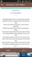 Sonnets of John Milton screenshot 1