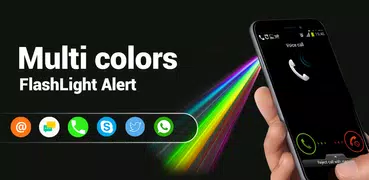 Color Flash Light alert Call : Torch LED Flash