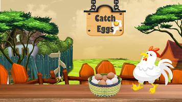 Catch oeufs - Jeu Gratuit Affiche