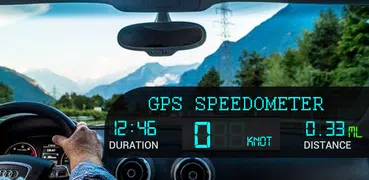 GPS Speedometer : Trip Meter HUD Display
