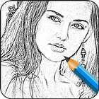 Pencil sketch photo Maker Zeichen