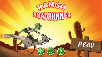 Rango Roadrunner Adventure Affiche