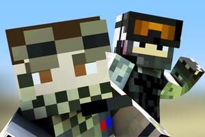 Poster Military skins for Minecraft