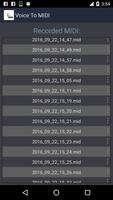 Voice to MIDI syot layar 3