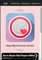 Poster Finger Blood Pressure Checker