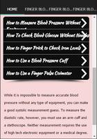 1 Schermata Finger Blood Pressure Checker