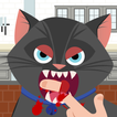 Angry Cat Finger Cutter Game