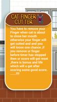 Angry Cat Finger Cutter Game screenshot 2