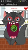 Angry Cat Finger Cutter Game screenshot 1