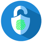 Huella digital de bloqueo de aplicación icono