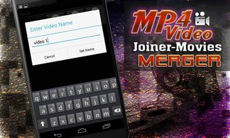 MP4 Video Joiner-MOVIES MERGER اسکرین شاٹ 1