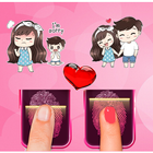Are You in Love Test with Fingerprint icône