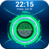 écran de verrouillage d'empreinte digitale